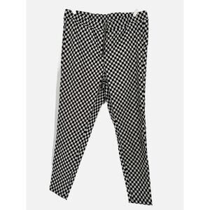 Rue 21 Plus Size Checkered Slim Fit Pants in Black/White Size 1X